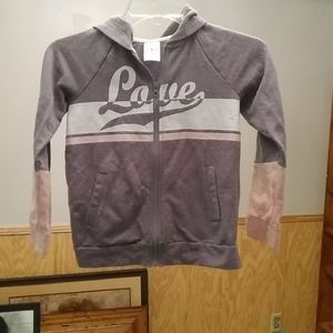 Girls jacket w) hood